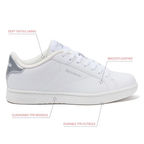 White/Metallic Silver