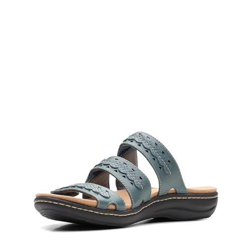 Blue Grey Leather