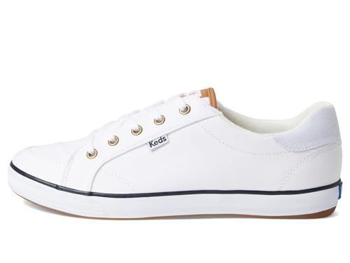 White/Navy Canvas