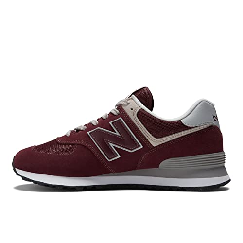 Burgundy/White