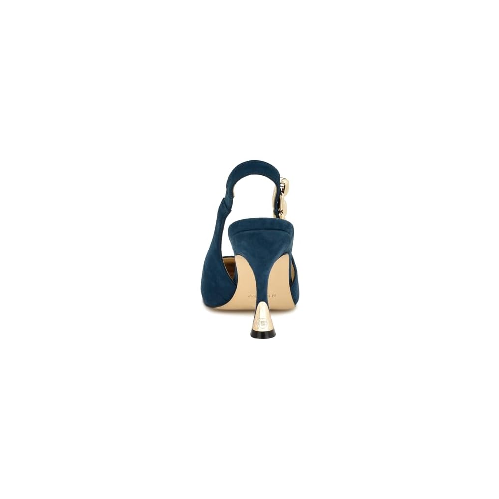 Dark Teal Blue Suede