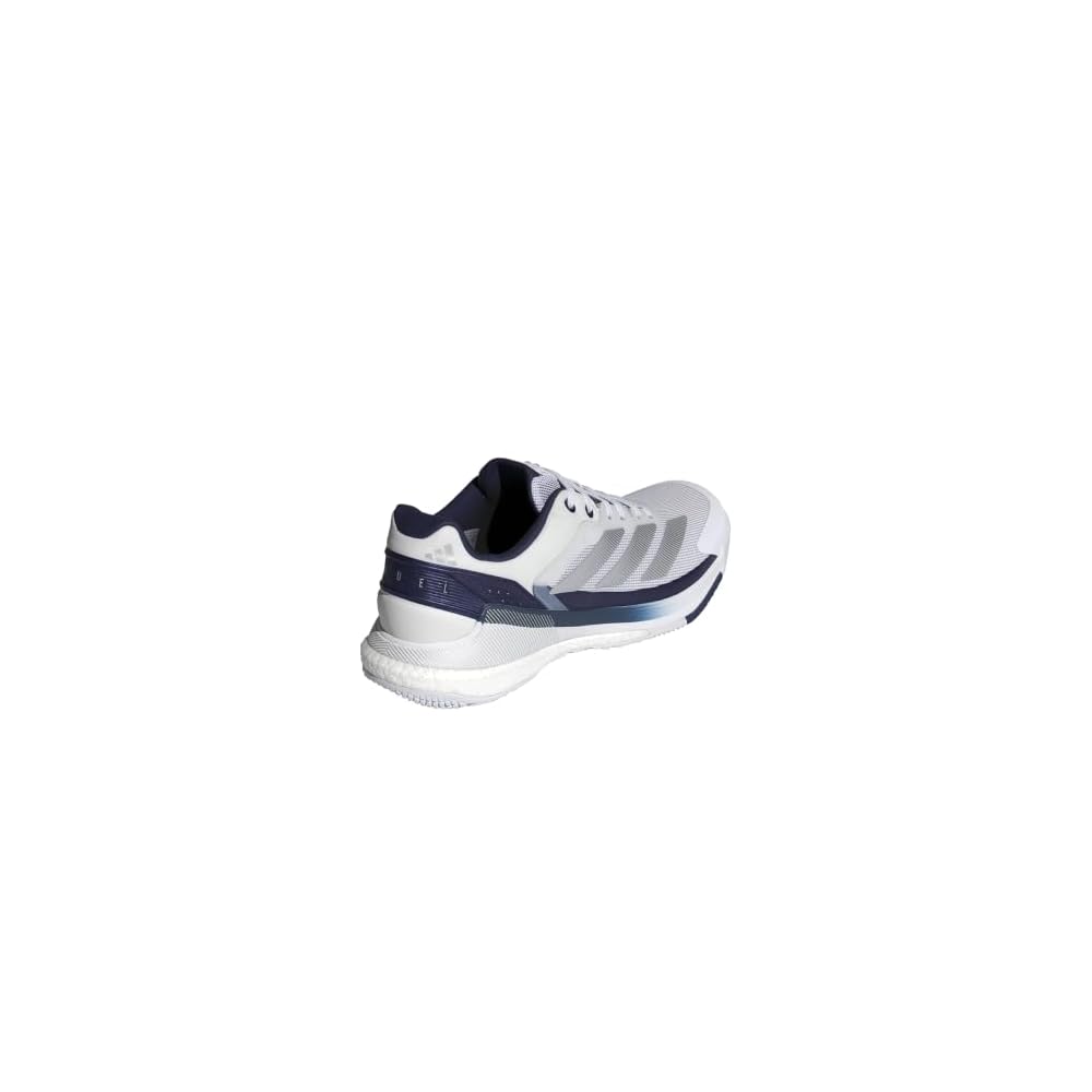 White/Silver Metallic/Dark Blue