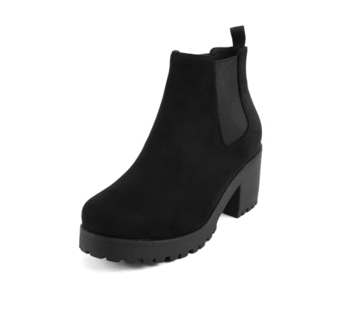 Black Imitation Suede