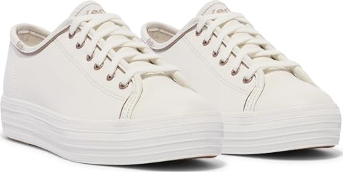 White/Rose Gold Leather