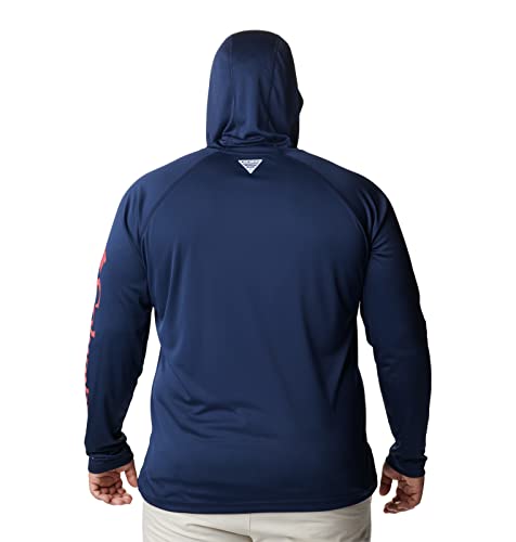 Collegiate Navy/Sunset Red Logo