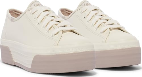 Off White/Taupe Bumper Foxing Stripe
