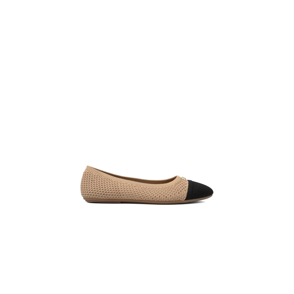 Beige Bisque/Black Knit