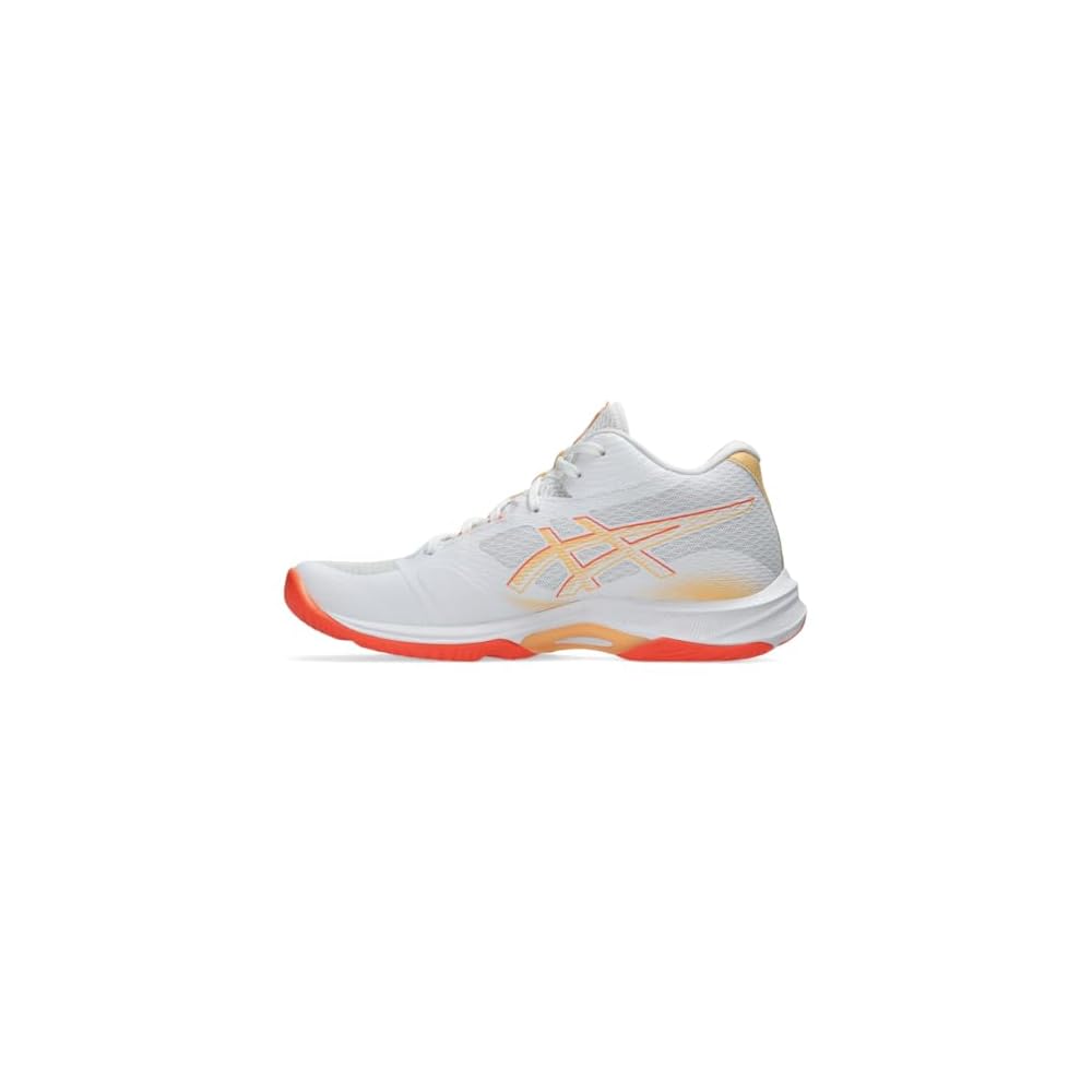 White/Vivid Coral