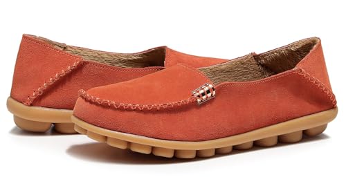 Orange Shearling