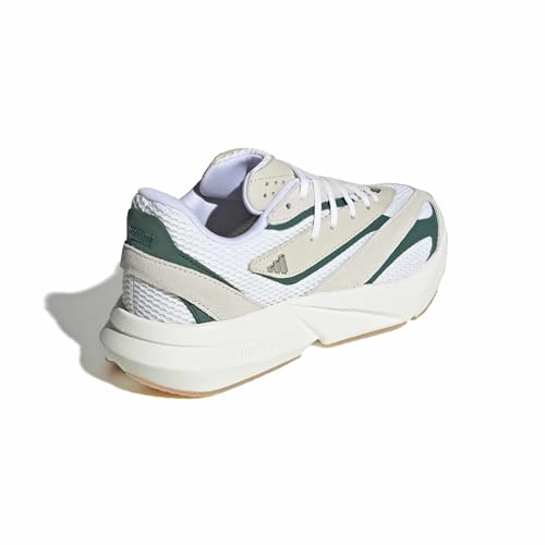 Off White/Silver Metallic/Collegiate Green