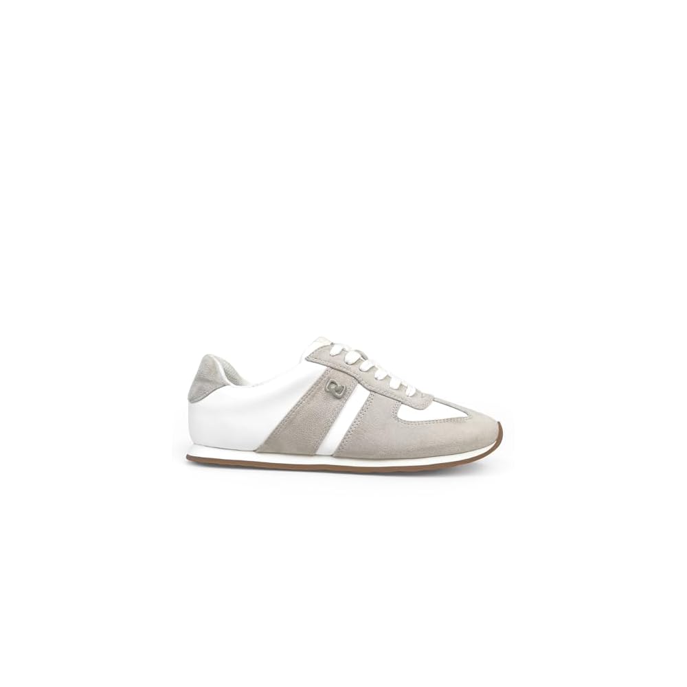 White Faux Suede/Nylon