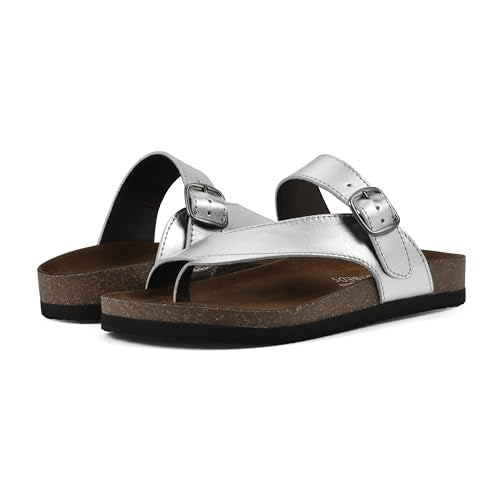 Silver/Leather