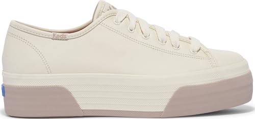 Off White/Taupe Bumper Foxing Stripe