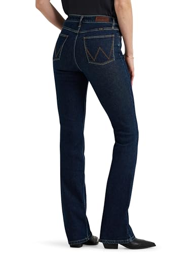 Wrangler Women's High Rise Bold Boot Jean, Mia, 6-34