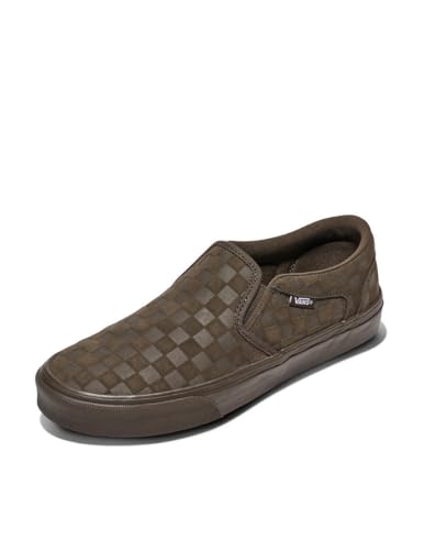 Embossed Suede Coal Brown