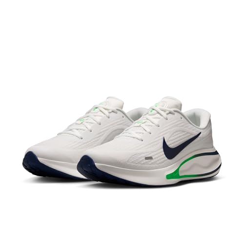 Summit White/Midnight Navy-green Spark