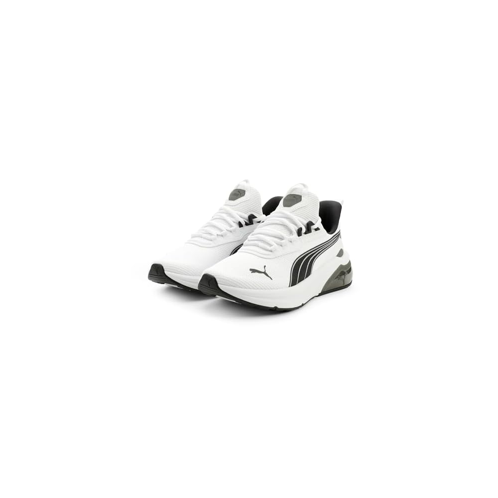 Puma White-puma Black-flat Medium Gray