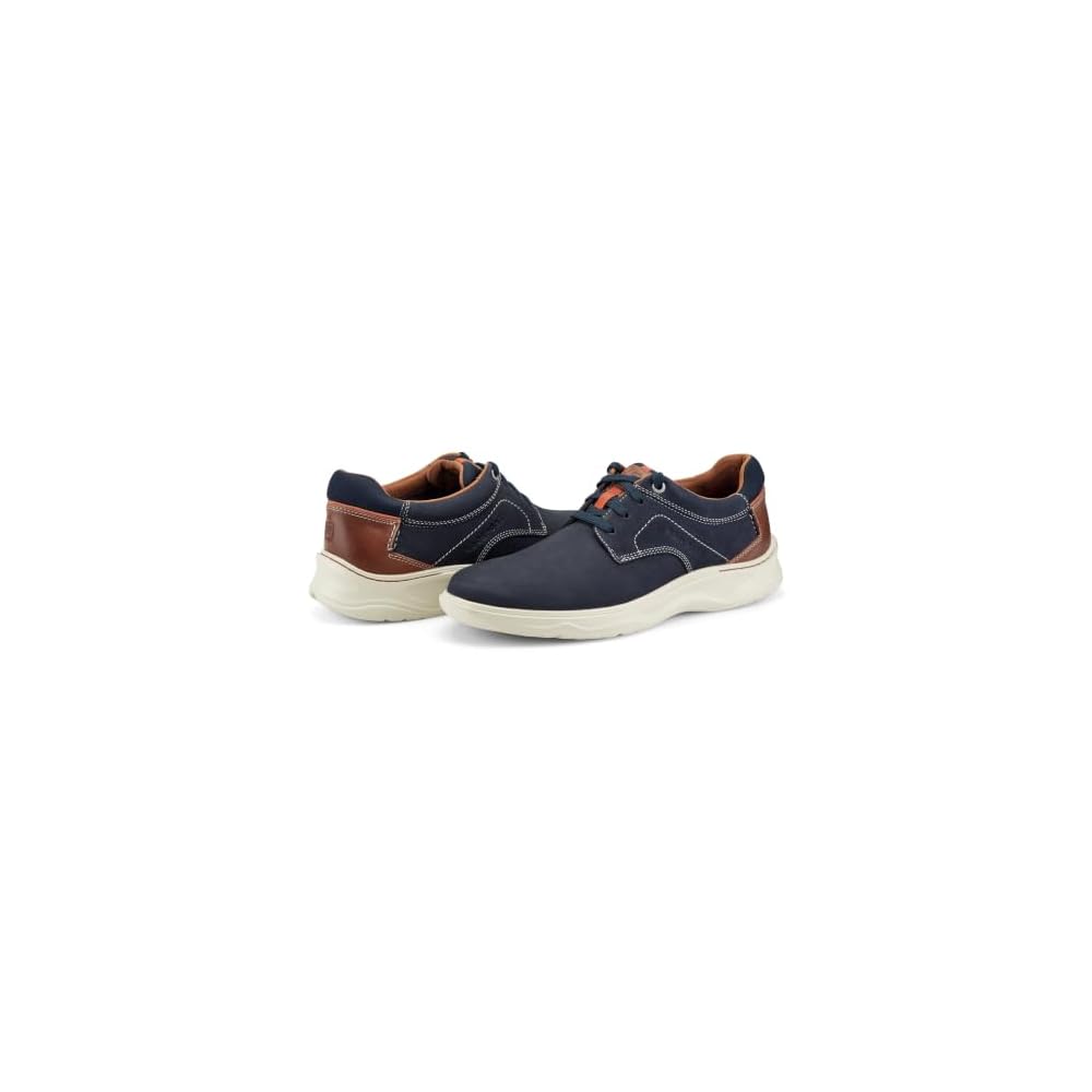 Dark Blue/Brown Leather