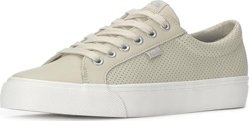 Oatmeal Perf Leather