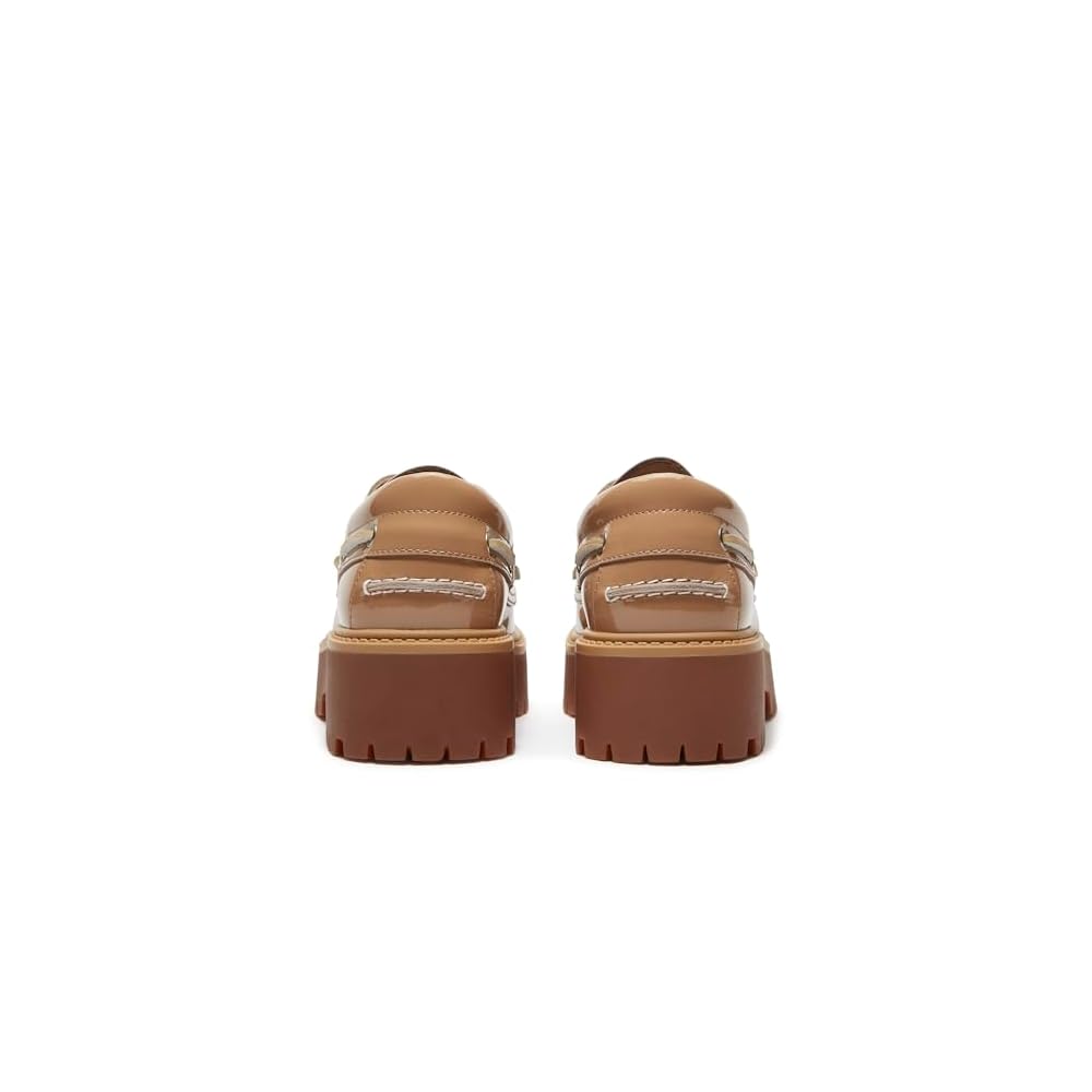 Medium Beige Patent Leather