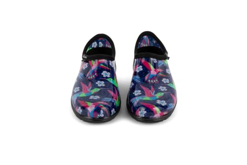 Blue/Pink Hummingbird Print