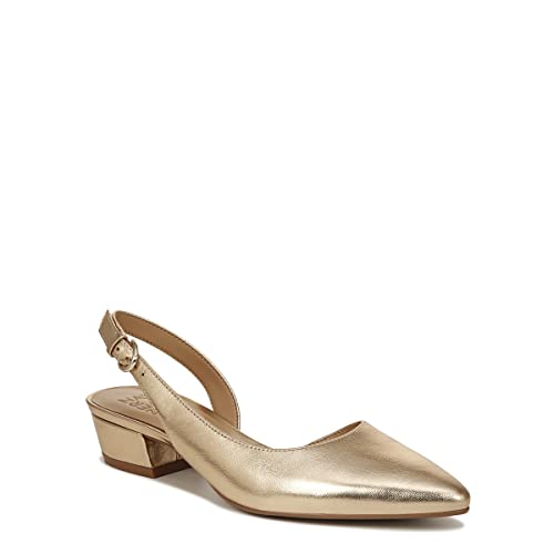 Dark Gold Metallic Leather