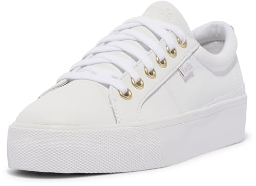 White/Gold Leather
