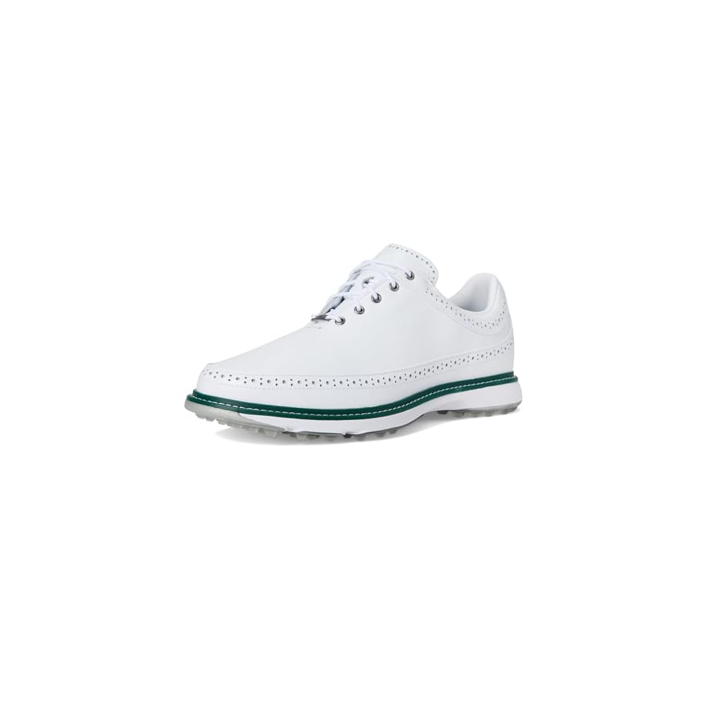 Footwear White/Silver Metalic/Collegiate Green