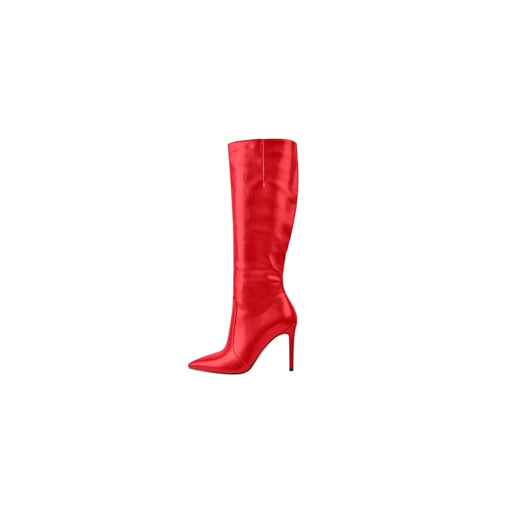Faux Leather Red
