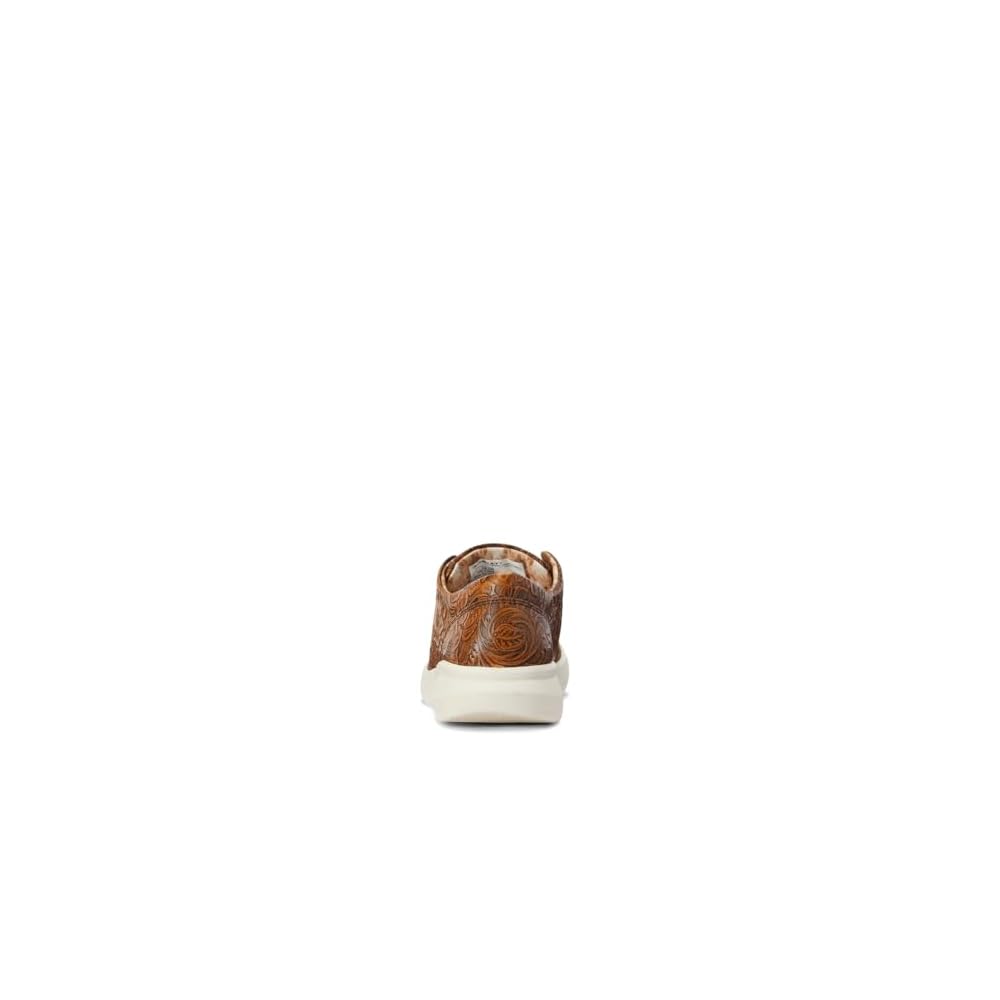 Brown Floral Emboss