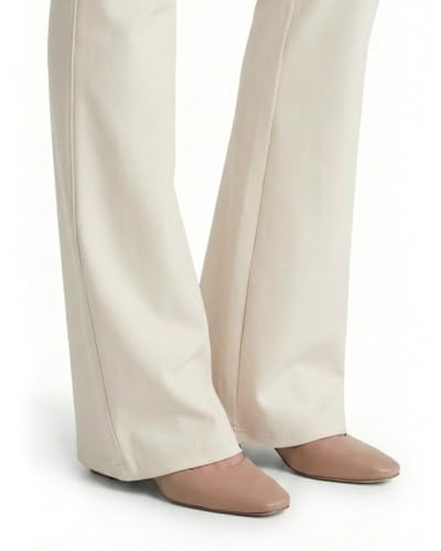 Beige-bootcut