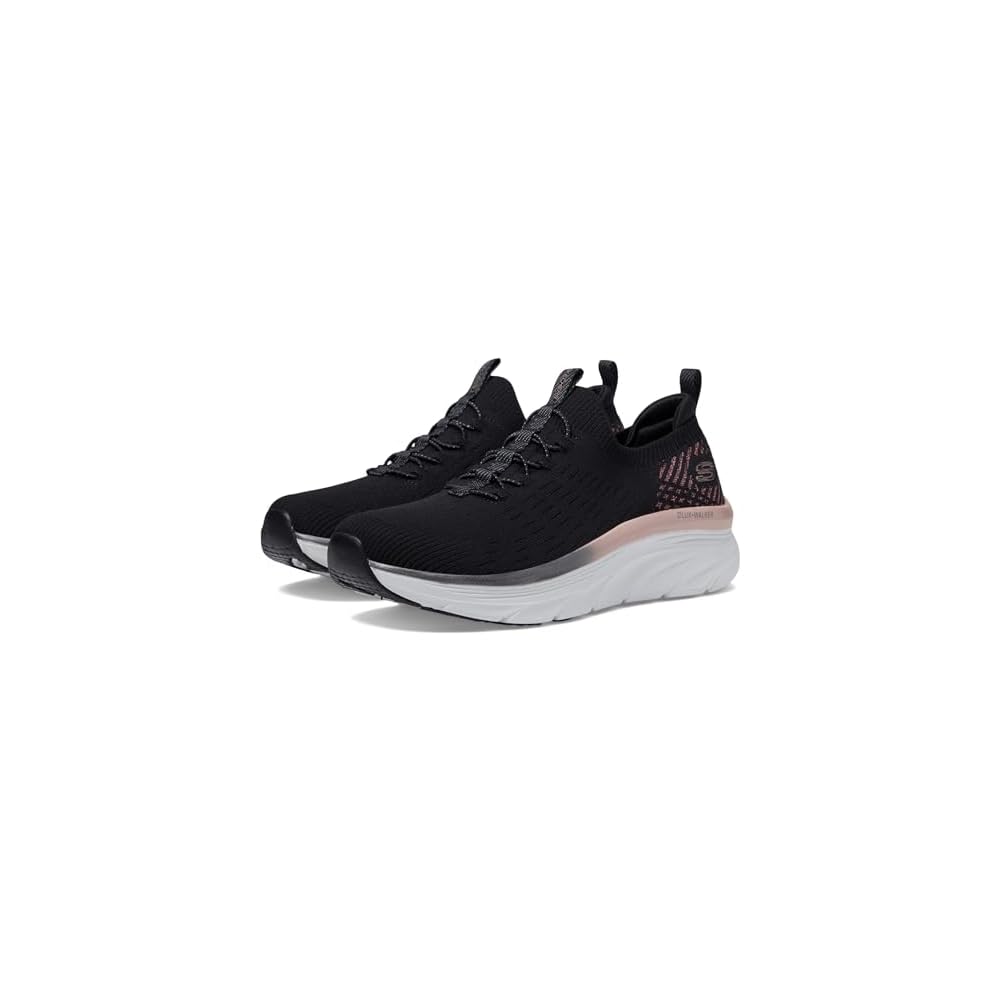 Black Knit Rose Gold Trim