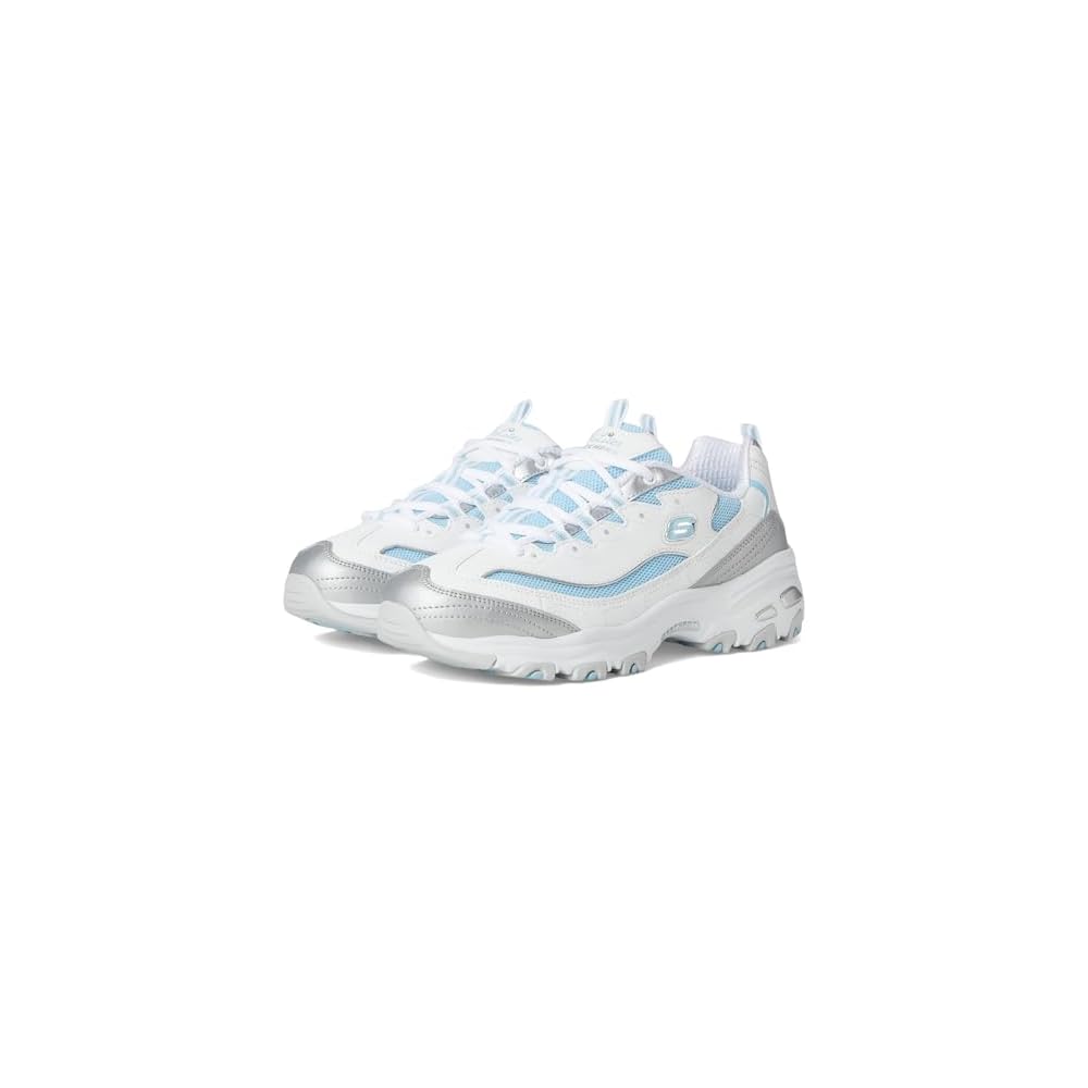 White/Silver/Light Blue