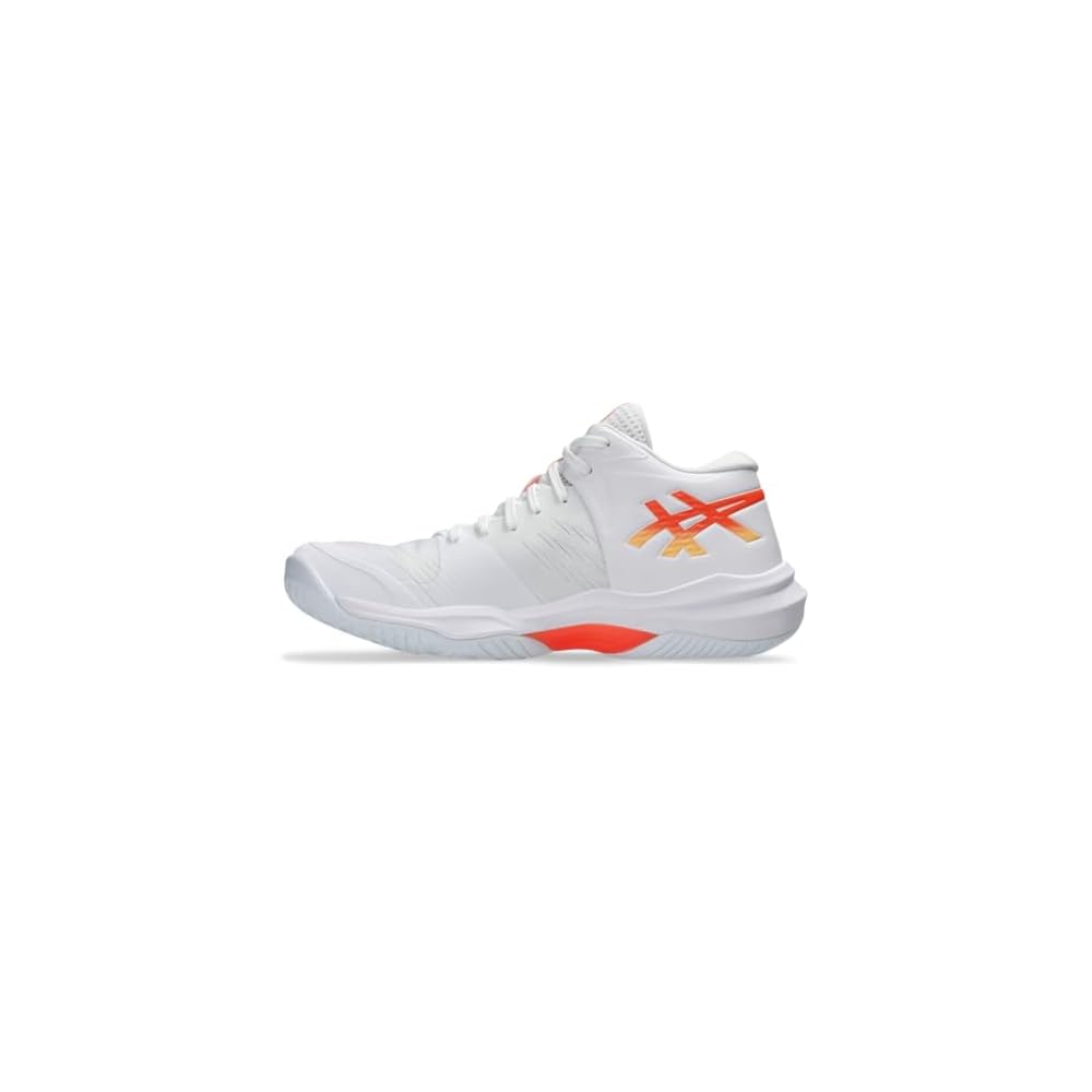White/Vivid Coral