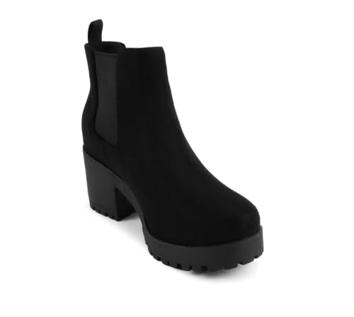 Black Imitation Suede