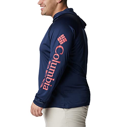 Collegiate Navy/Sunset Red Logo