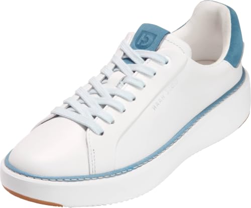 White Leather/Provincial Blue Suede