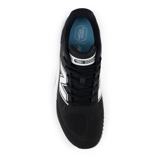 Black Synthetic/White