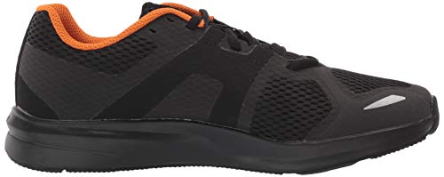 Black/High Ghvis Orange/Silver Metallic