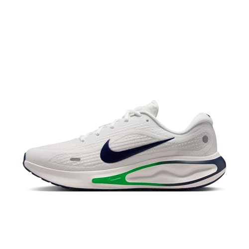 Summit White/Midnight Navy-green Spark