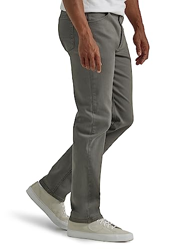 Wrangler Authentics Men's Classic 5-Pocket Regular Fit Flex Jean, Gargoyle