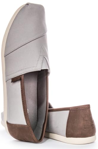 Drizzle Grey Brushed Twill/Tan Synthetic Trim