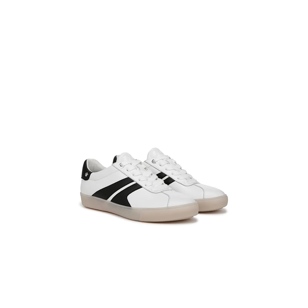 White/Black Leather