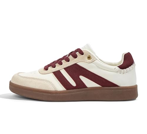 Beige/Red