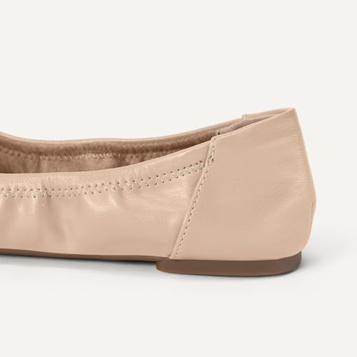 Beige Faux Leather