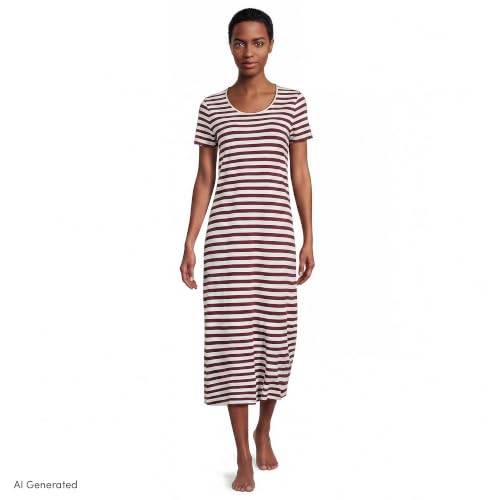 Rich Burgundy Even Stripe