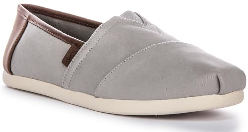 Drizzle Grey Brushed Twill/Tan Synthetic Trim