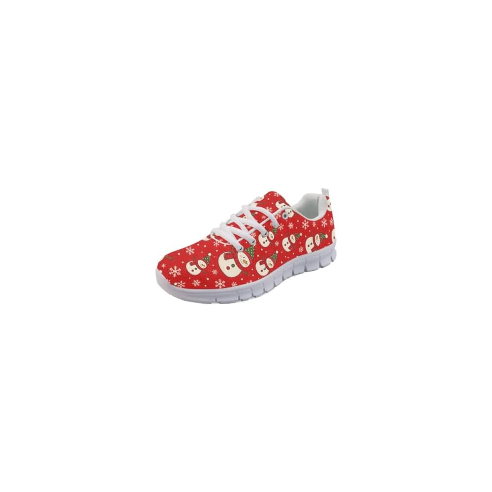Snowman Snowflake Red