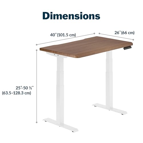 Walnut Top / White Legs