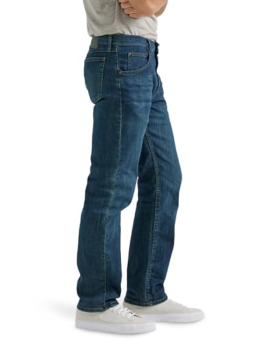 Wrangler Authentics Men's Classic 5-Pocket Regular Fit Jean, Twilight Flex, 36W x 36L